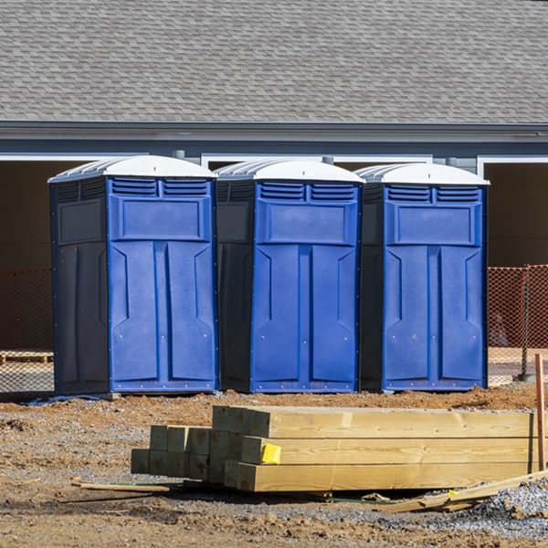 is there a specific order in which to place multiple portable toilets in Niota TN